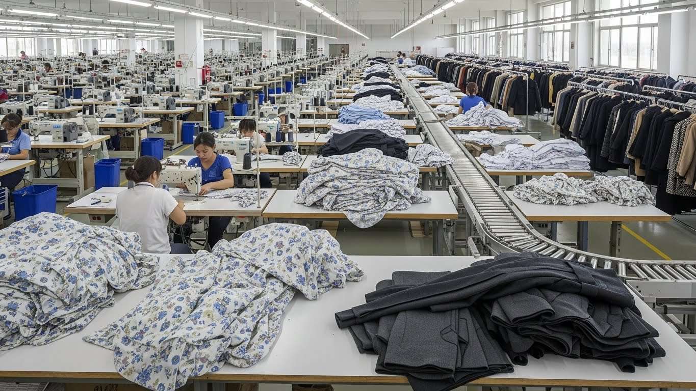 Швейная фабрика крупносерийного производства для сезонной одежды