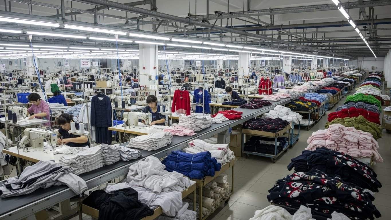 Крупносерийное производство сезонной одежды