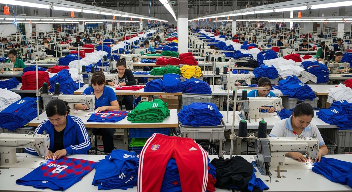 Пошив одежды серийного производства для спортивных мероприятий