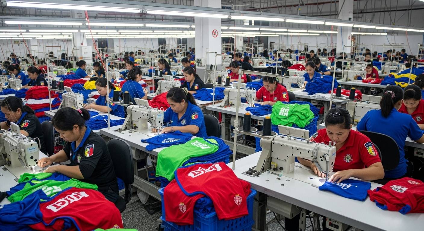 Серийный пошив спортивной одежды