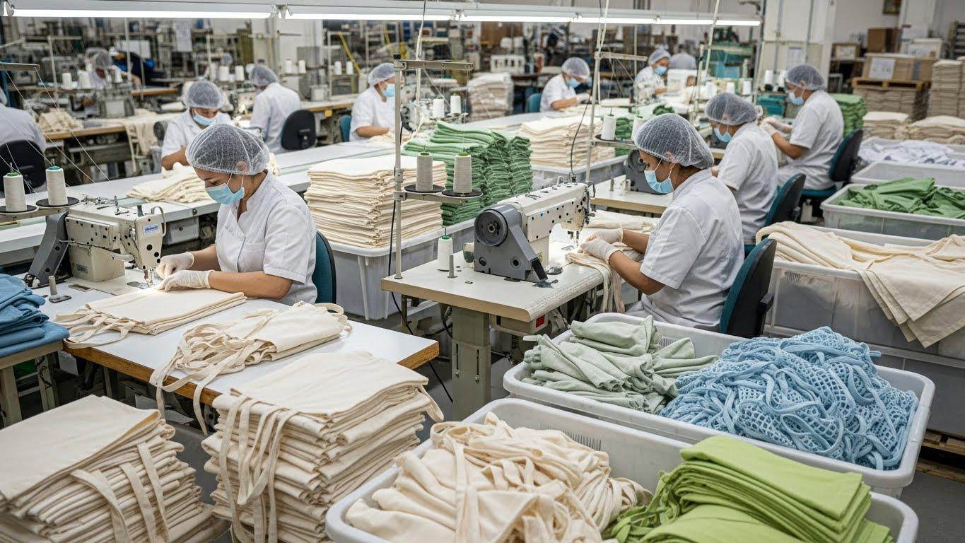 Швейное производство для пищевой отрасли текстильных изделий