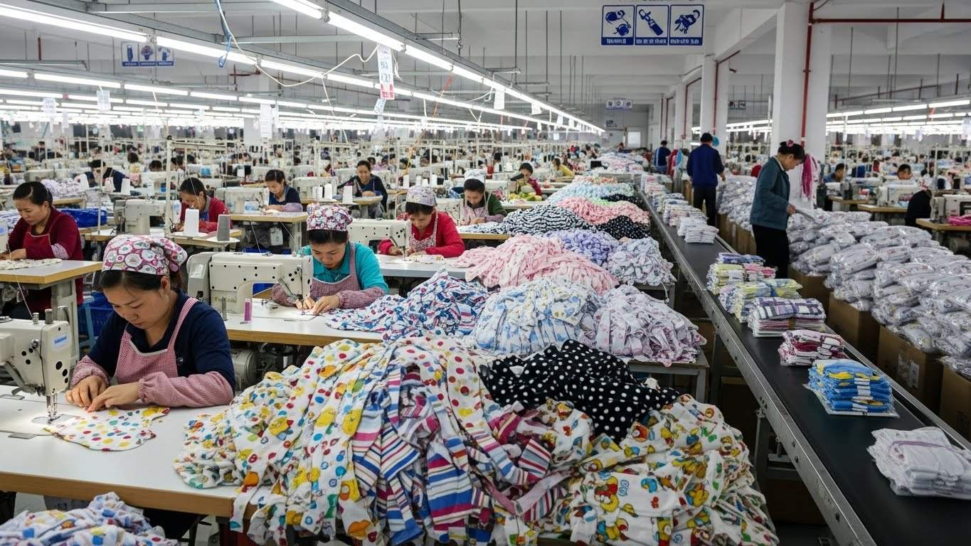 Швейная фабрика массового производства одежды для детей