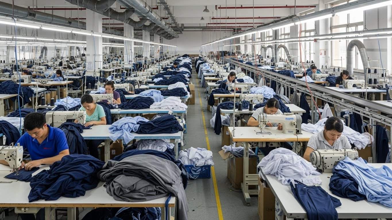 Массовое производство корпоративной одежды