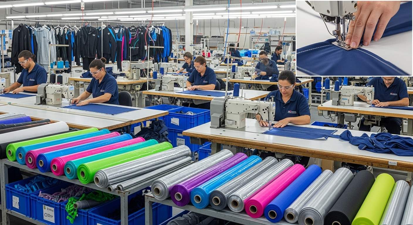 Швейное производство и синтетические материалы