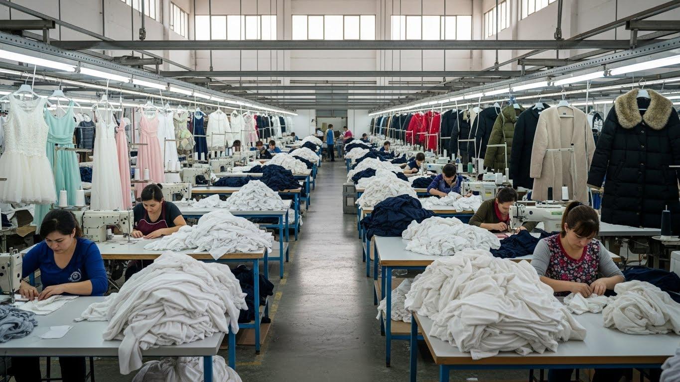 Швейная фабрика массового производства сезонной одежды