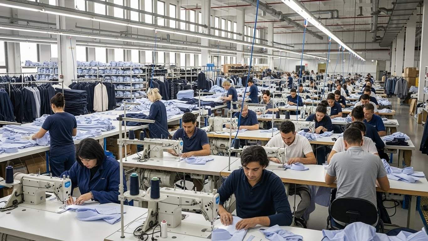 Швейная фабрика контрактного производства одежды для мужчин