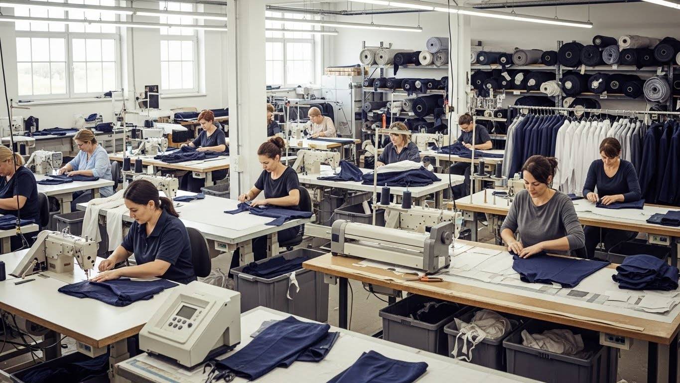 Швейное производство средних партий корпоративной одежды