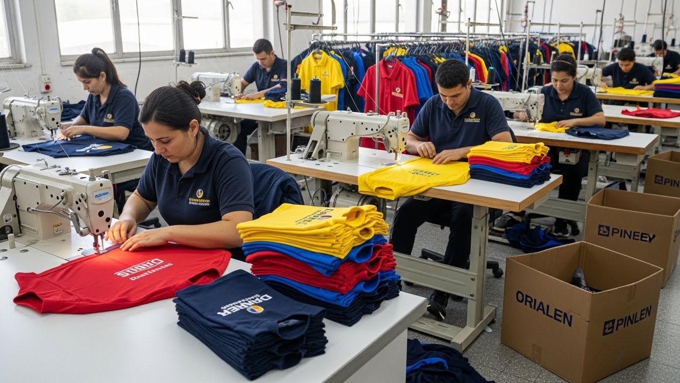 Швейное производство средних партий промо одежды