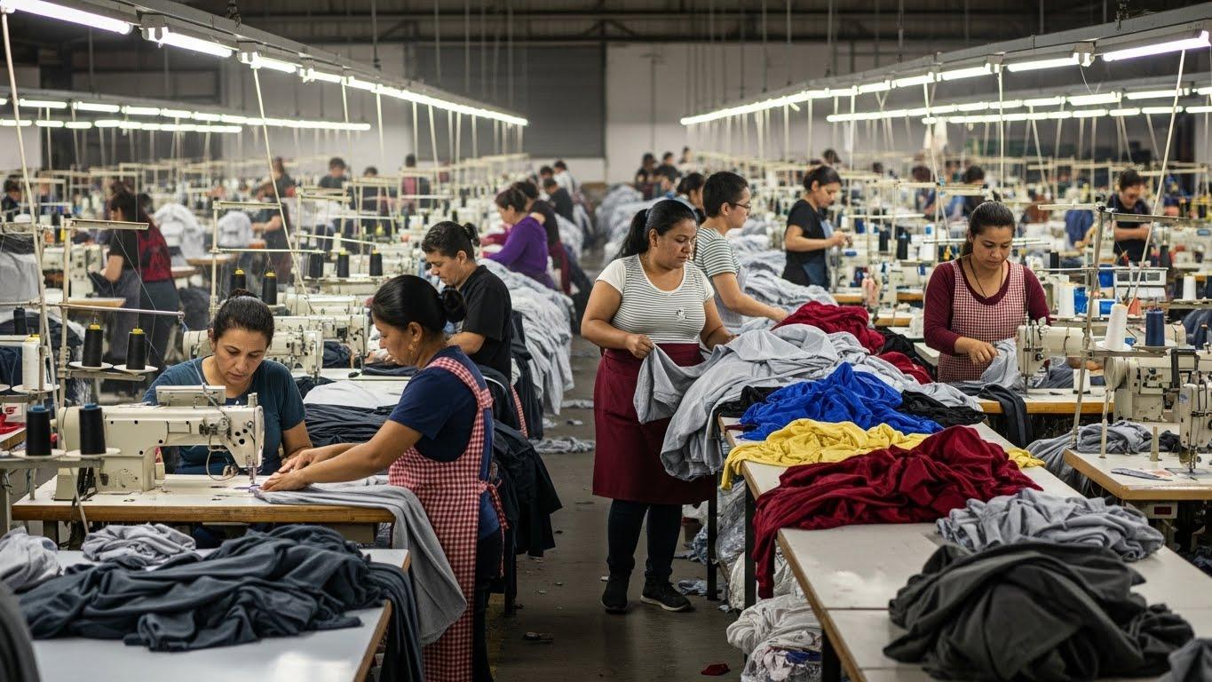 Производство крупных партий одежды