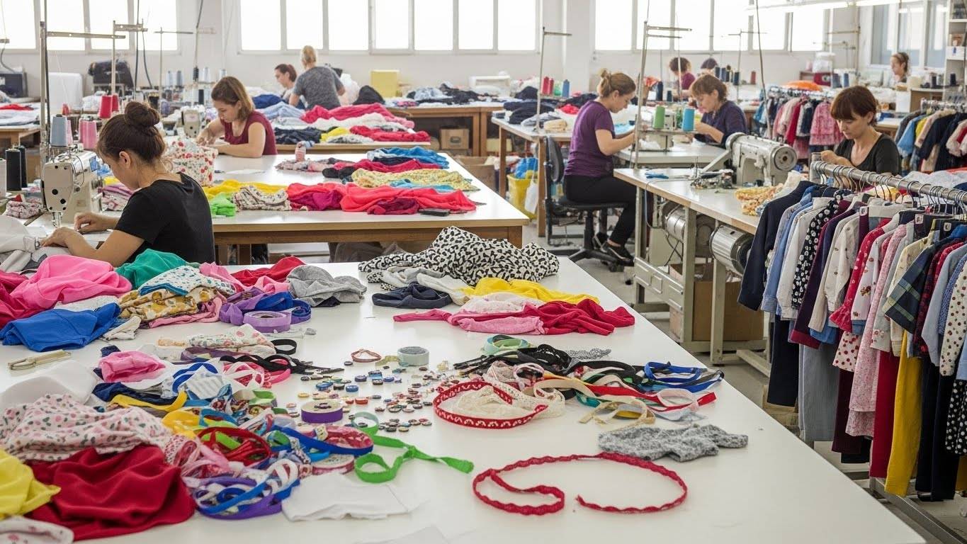 Швейная фабрика производства под заказ одежды для детей