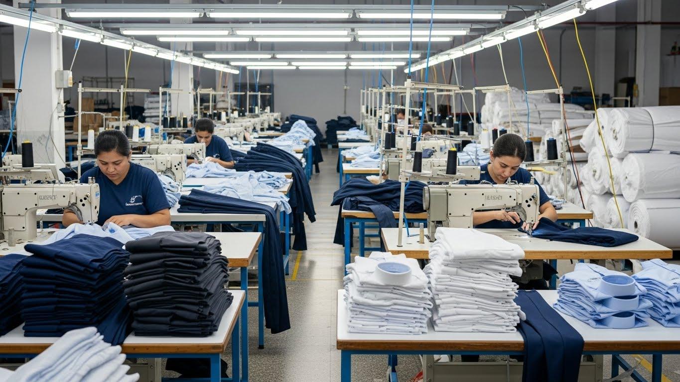 Крупносерийное производство корпоративной одежды