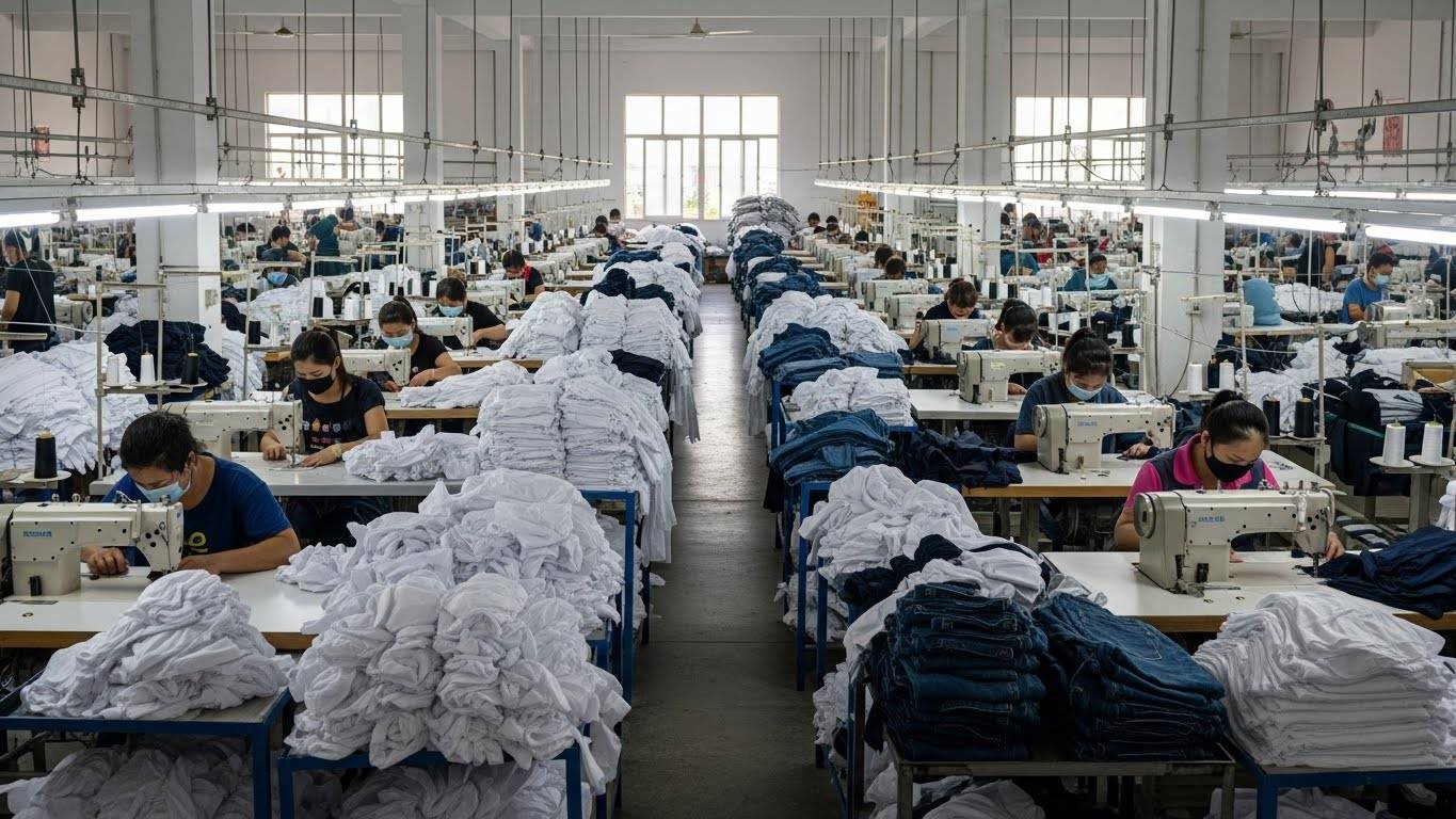 Швейное производство крупных партий текстиля