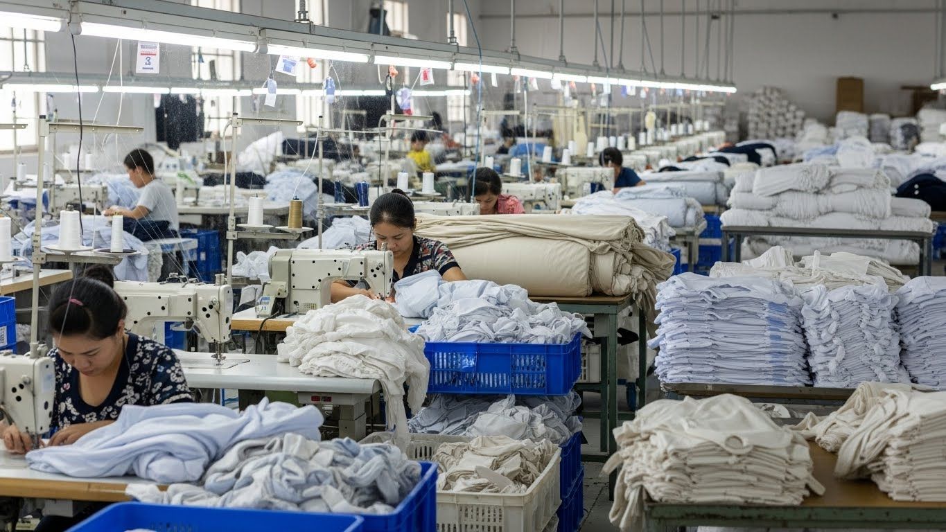 Швейная фабрика по пошиву из хлопковых тканей