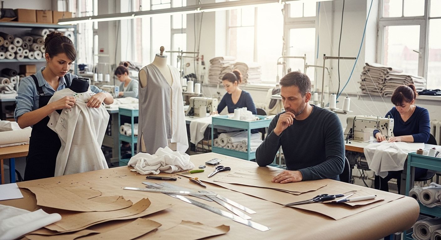 Процесс создания прототипа одежды