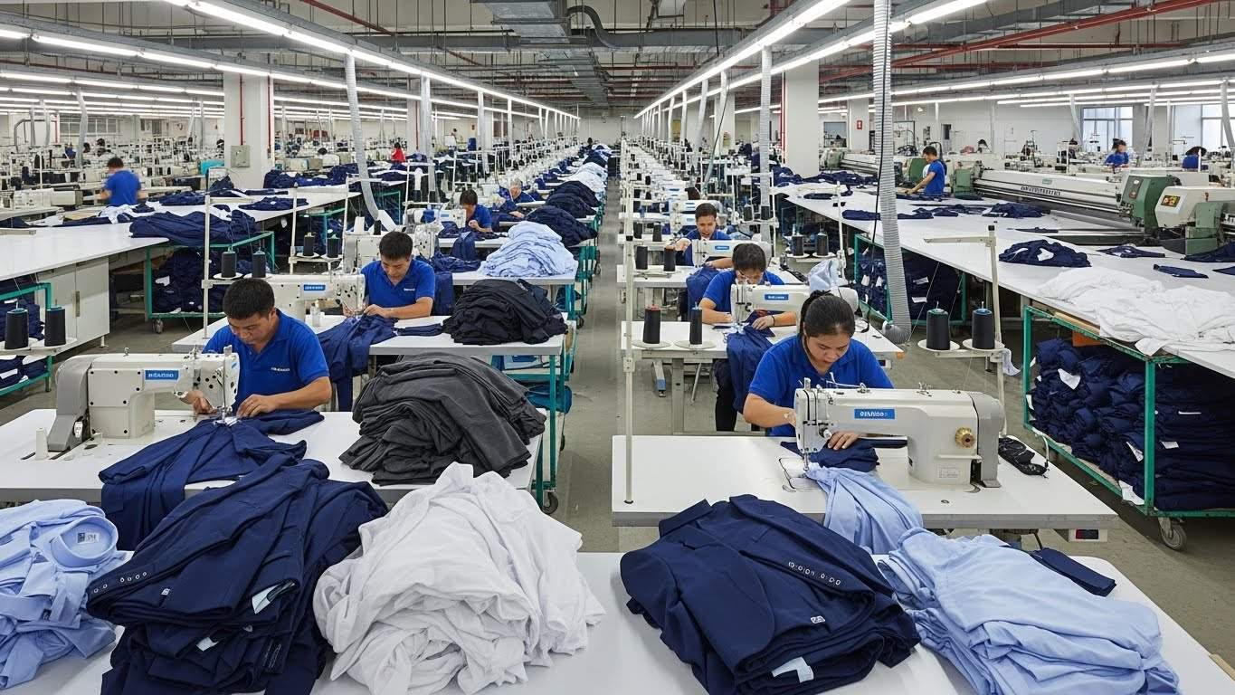 Швейное производство массовых тиражей корпоративной одежды