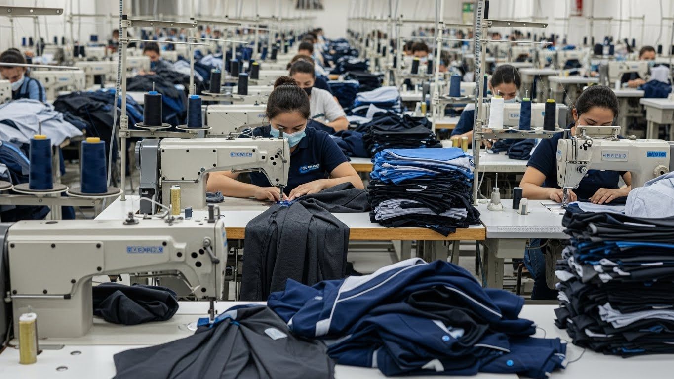 Массовое швейное производство корпоративной одежды