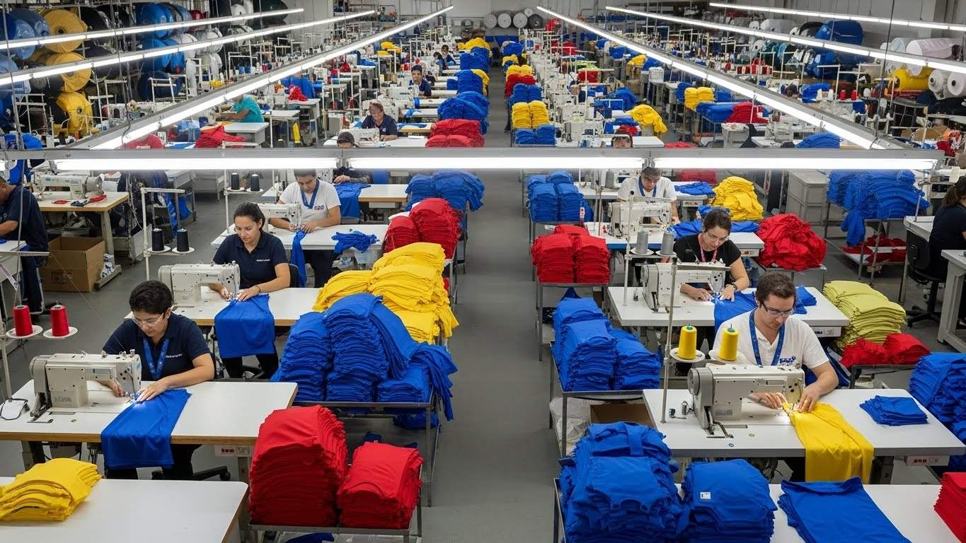 Швейное производство массовых тиражей промо одежды