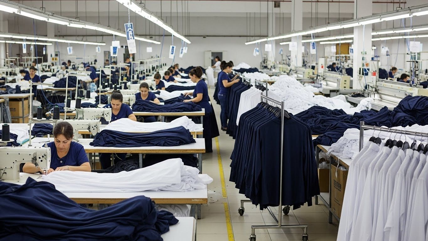 Промышленное производство корпоративной одежды