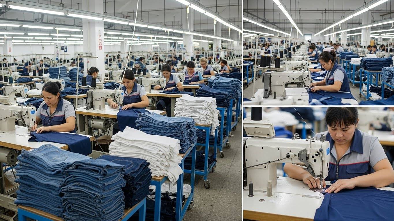 Швейное производство массовых тиражей текстильных изделий