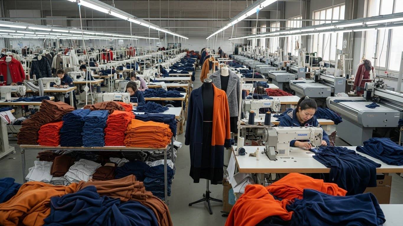 Швейная фабрика промышленного производства сезонной одежды