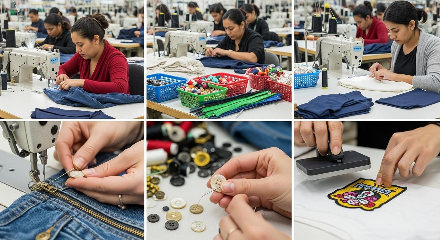 Швейное производство и особенности работы с фурнитурой Швейное производство и особенности работы с фурнитурой