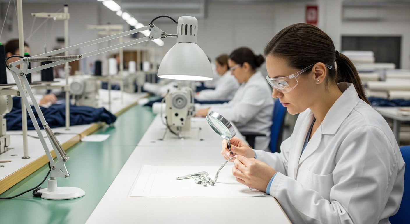 Контроль качества фурнитуры на швейном производстве