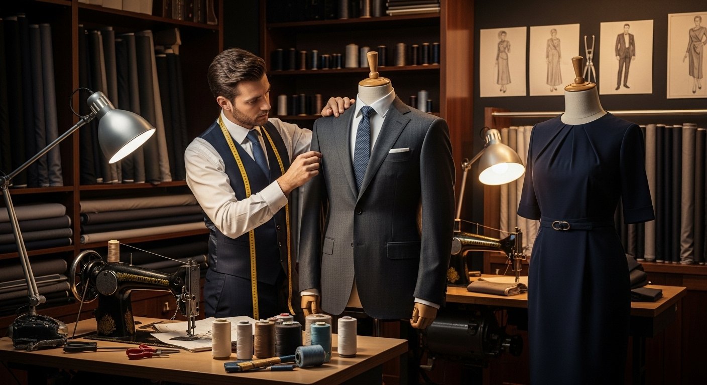 Пошив одежды приталенного фасона премиум класса