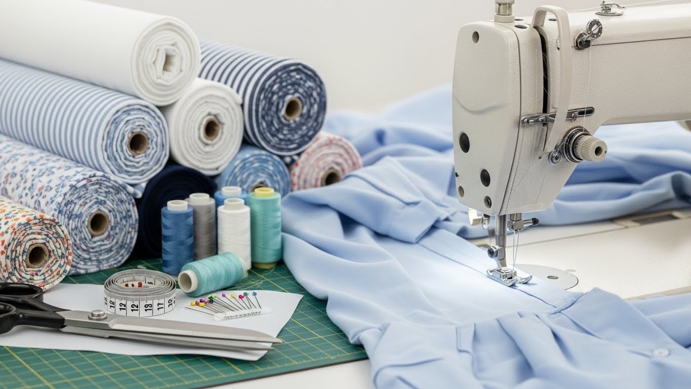 Швейное производство из хлопковых тканей