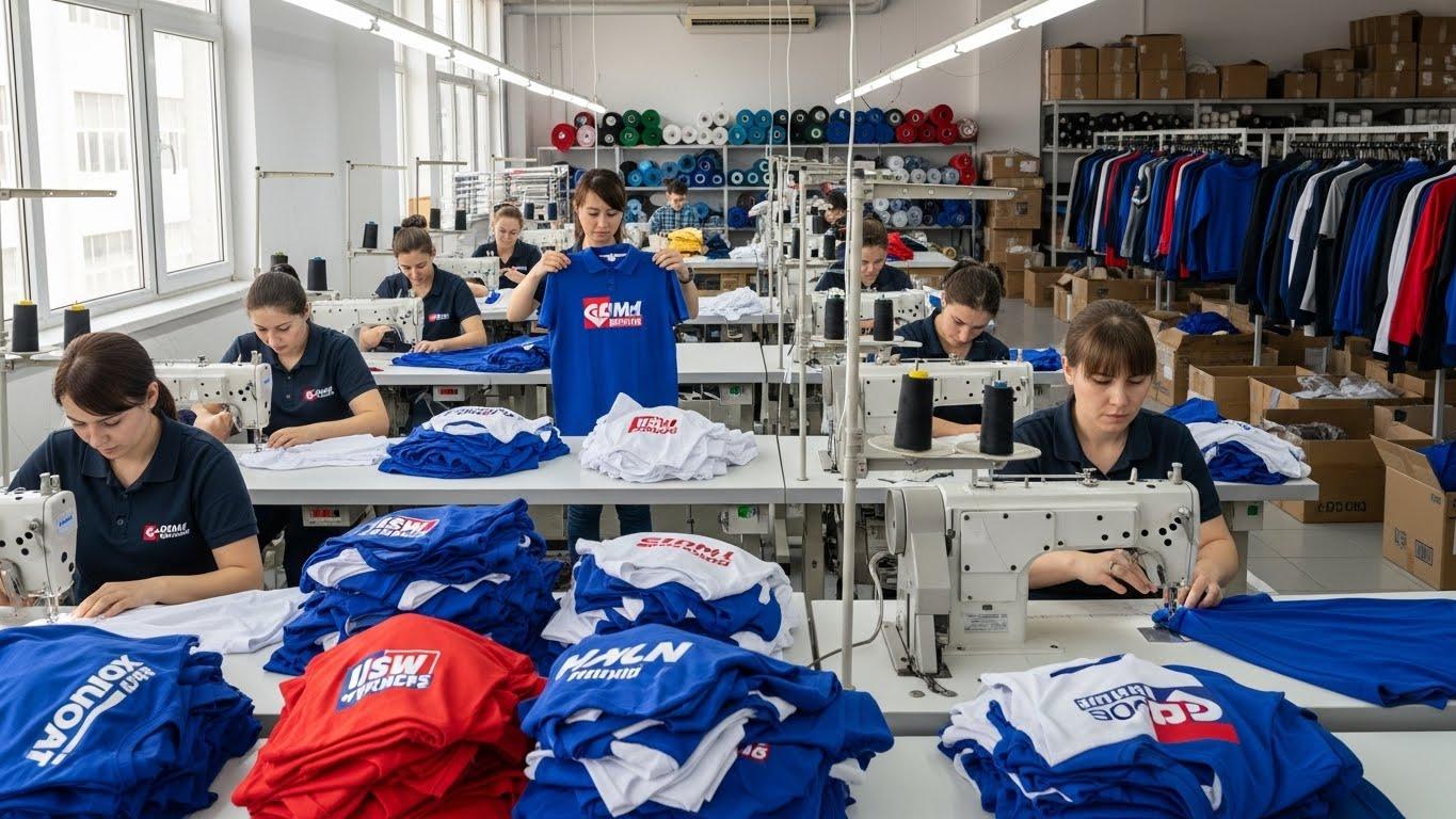 Швейное производство партий под заказ промо одежды