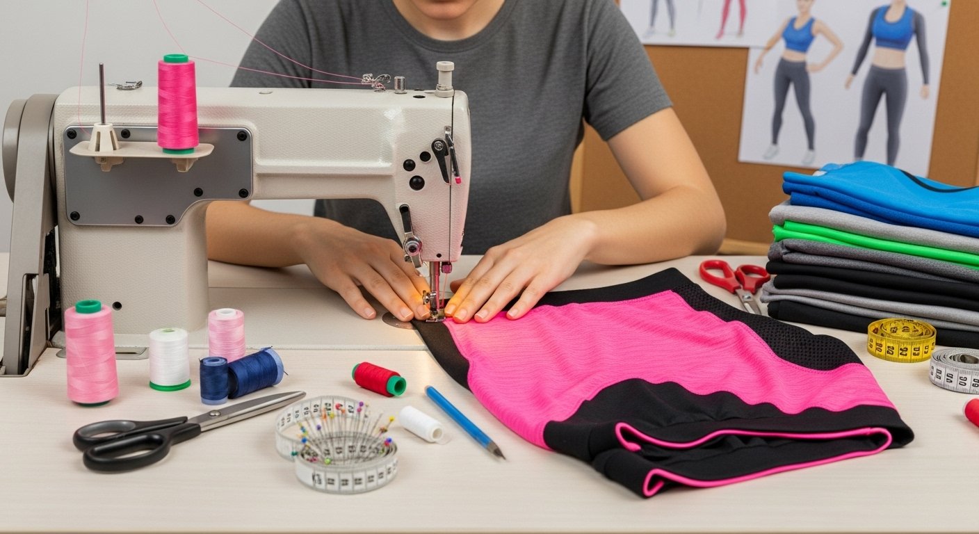 Пошив одежды спортивного фасона для фитнеса