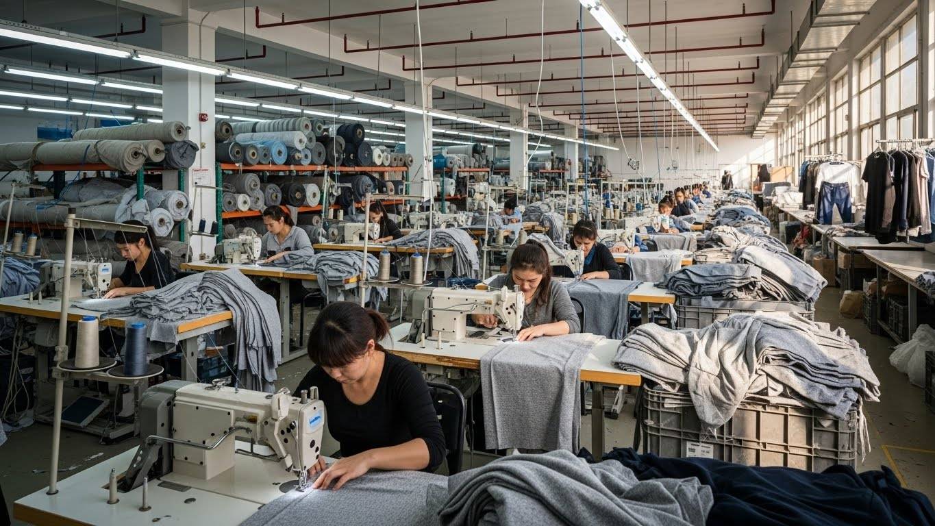 Швейная фабрика по пошиву из смесовых тканей