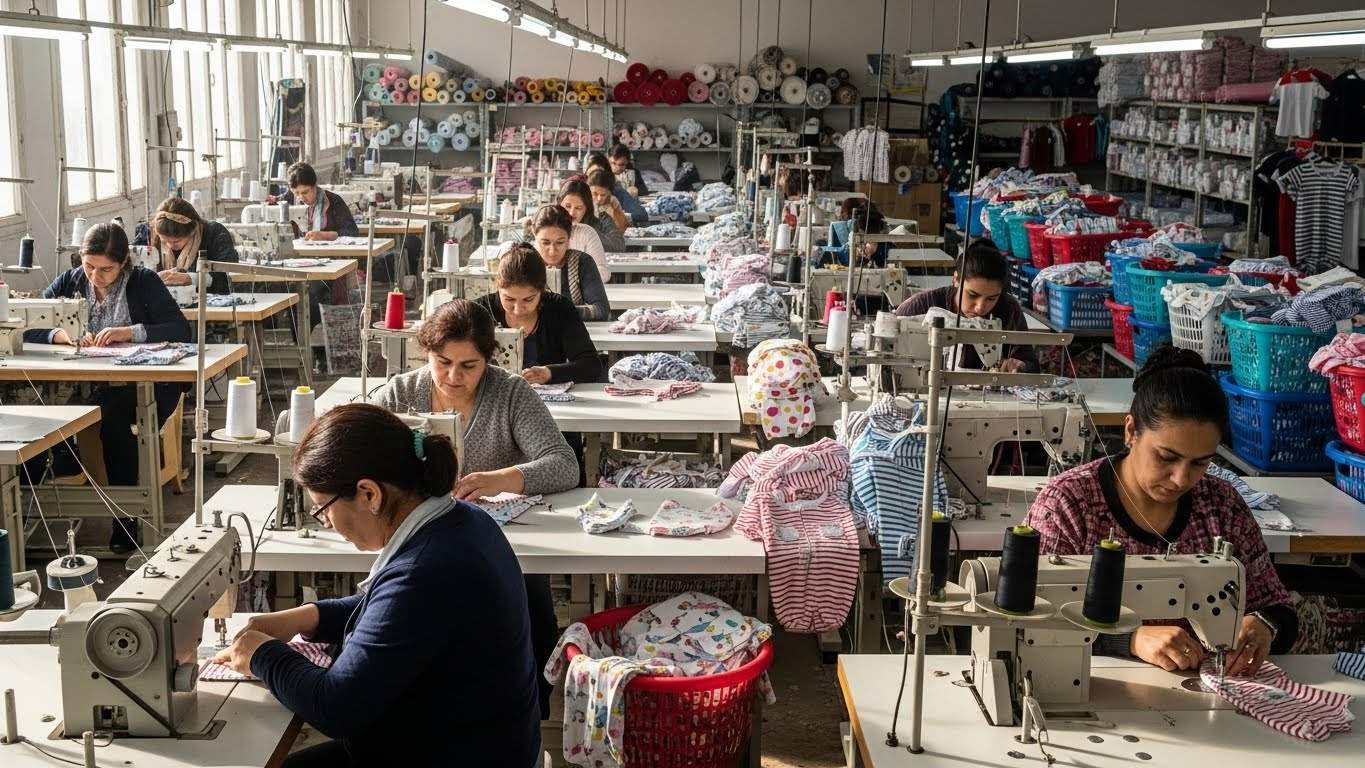 Швейная фабрика среднего класса по пошиву одежды для детей Детская одежда среднего класса