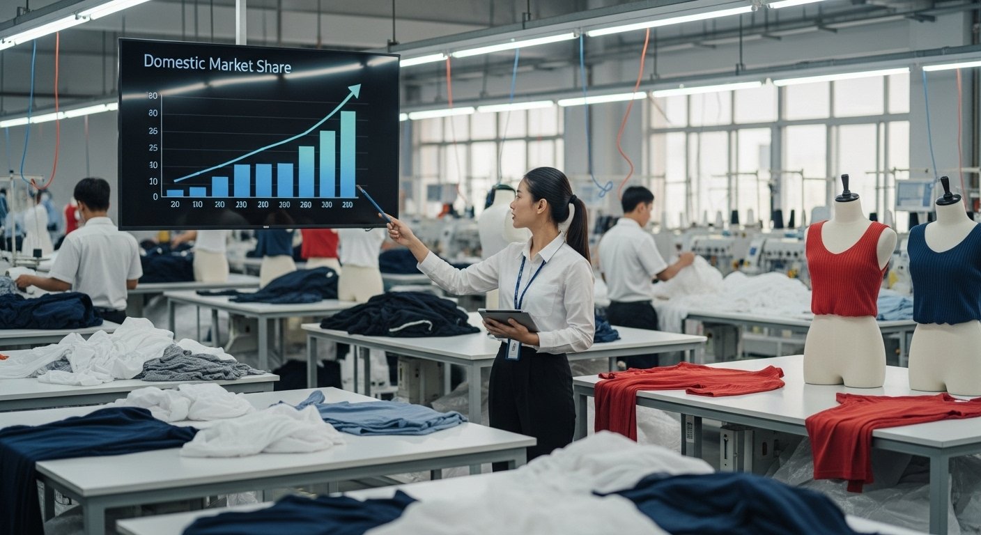 Развитие внутреннего рынка швейной продукции