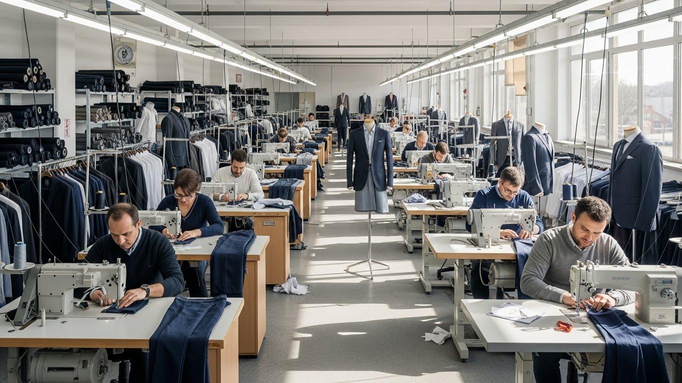 Швейная фабрика премиум класса по пошиву одежды для мужчин