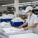 Швейное производство из смесовых тканей