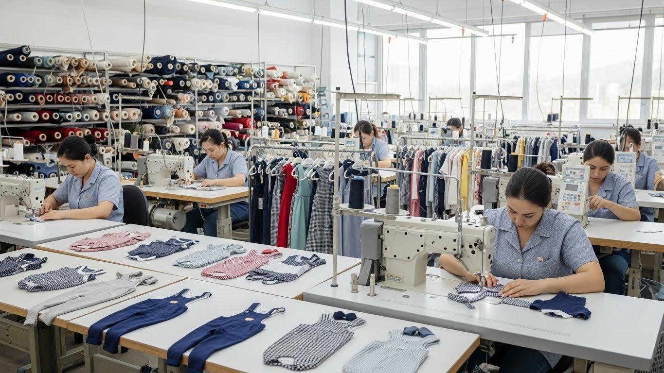 Швейная фабрика премиум класса по пошиву одежды для детей