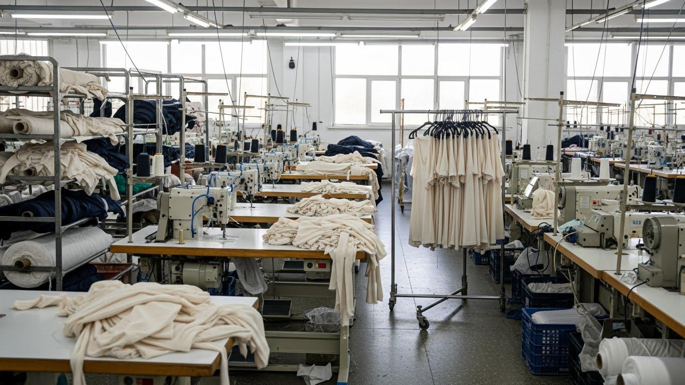 Швейное производство неполного цикла текстильных изделий