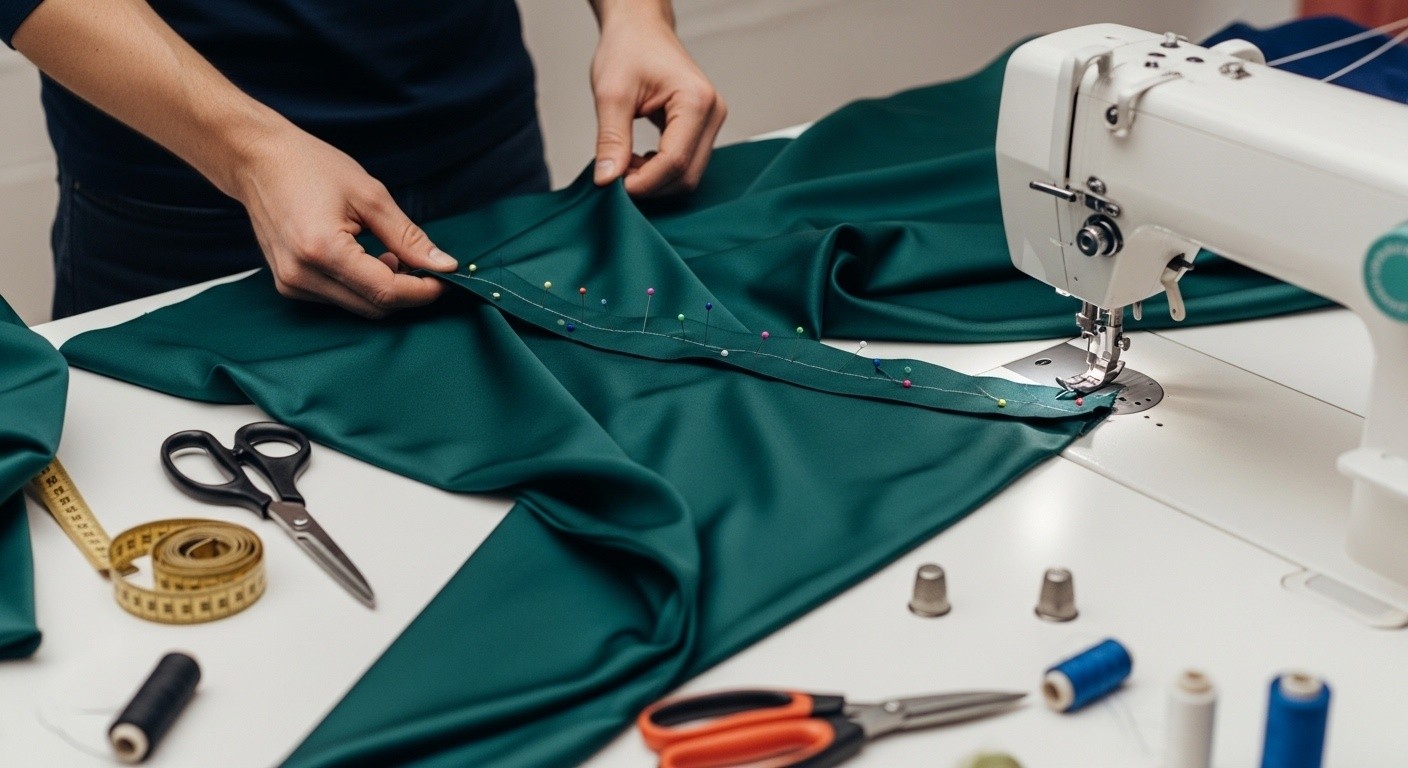 Асимметричный торжественный наряд