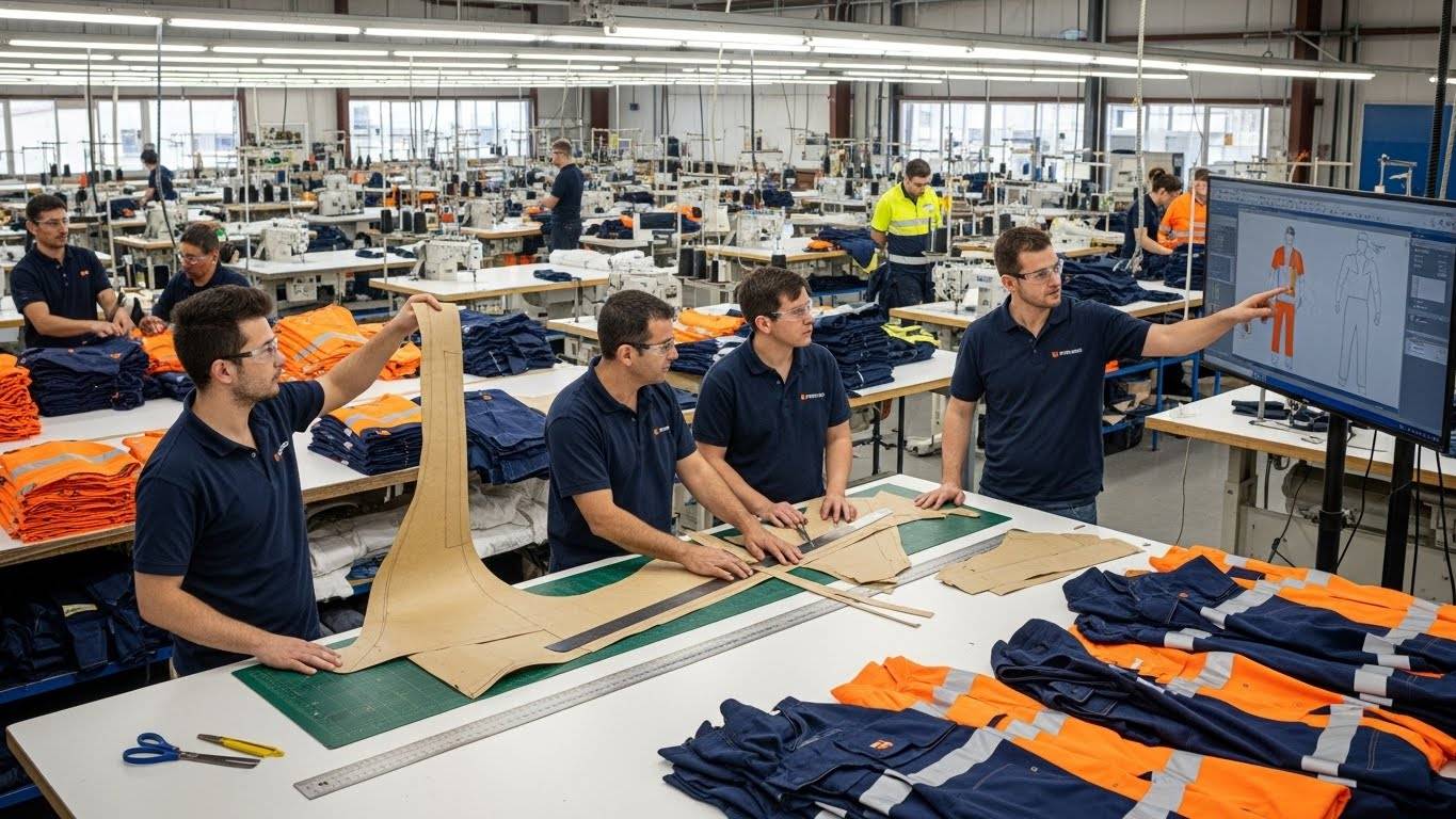 Швейное производство с разработкой лекал рабочей одежды