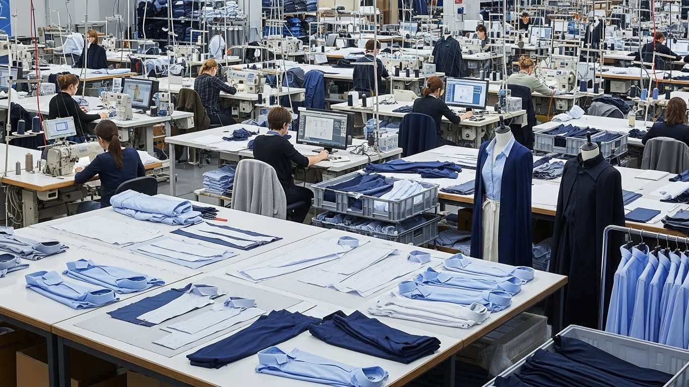 Швейное производство с разработкой лекал корпоративной одежды