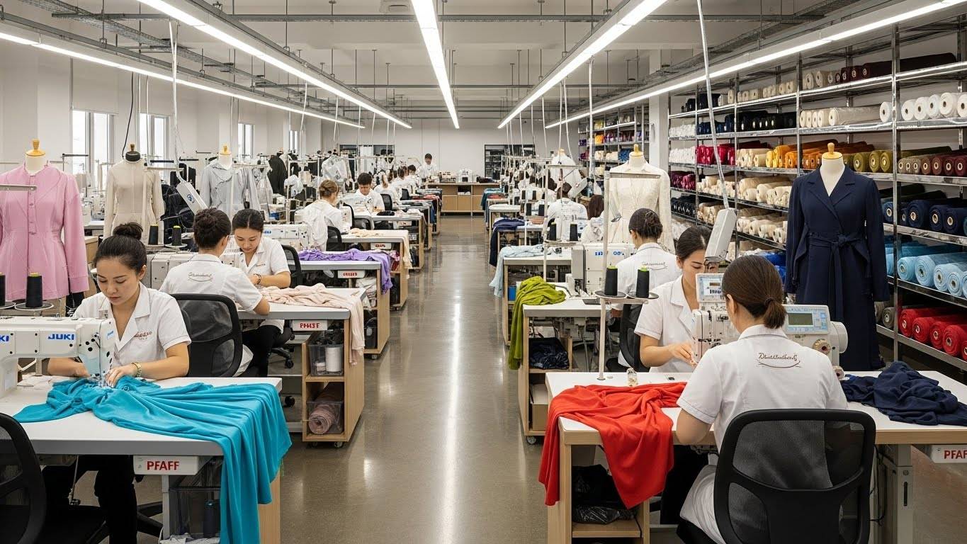 Швейная фабрика люкс класса по пошиву сезонной одежды