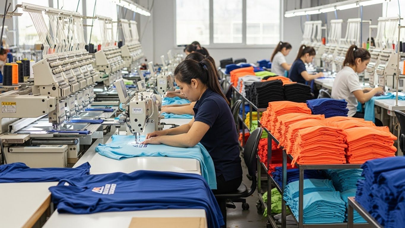 Швейное производство с пошивом под ключ промо одежды