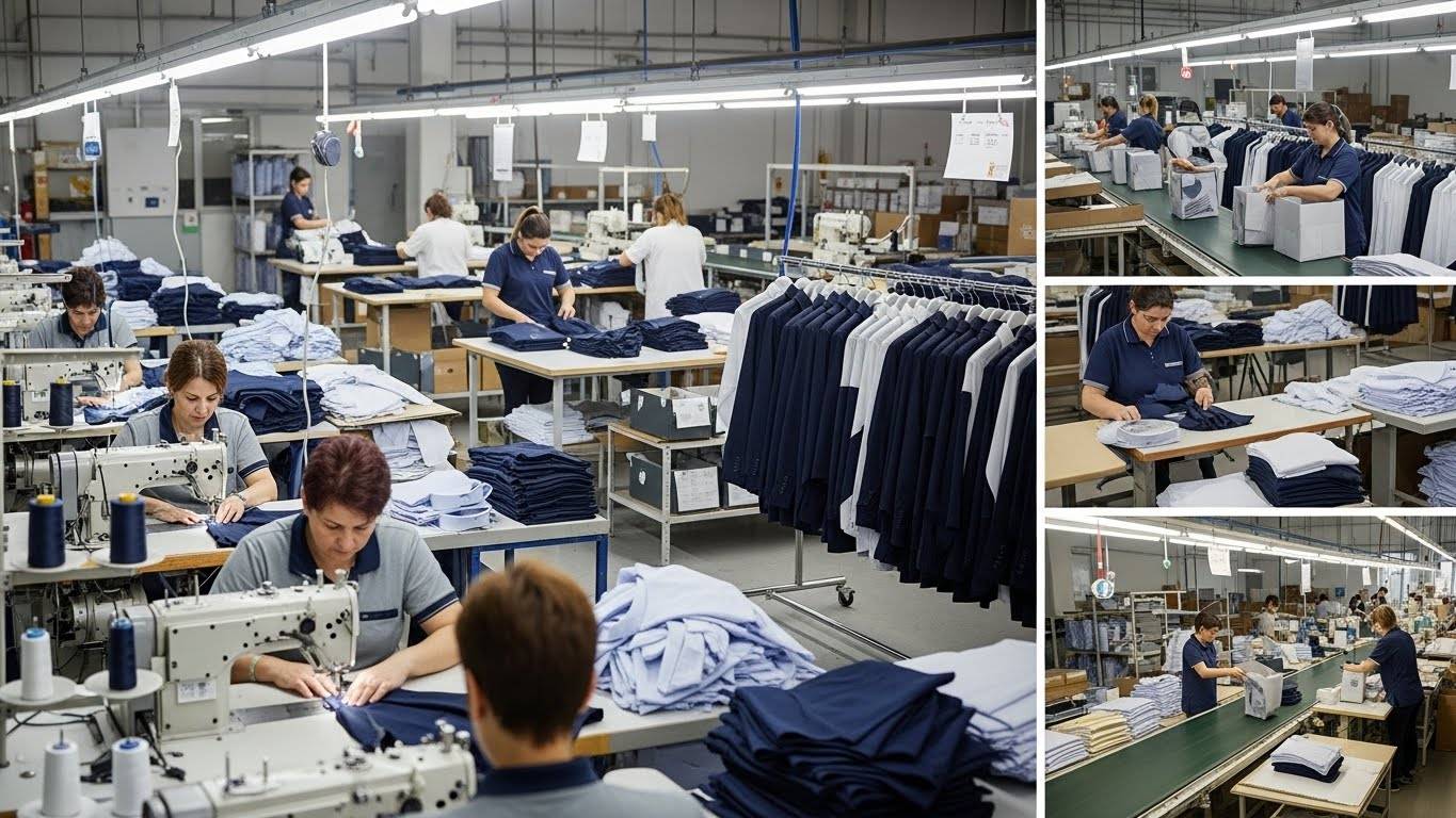 Швейное производство с упаковкой продукции корпоративной одежды