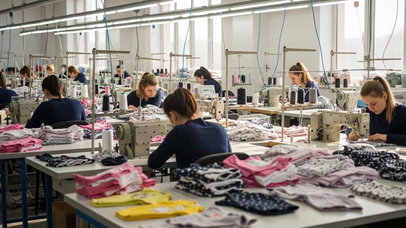 Швейная фабрика повышенного качества по пошиву одежды для детей