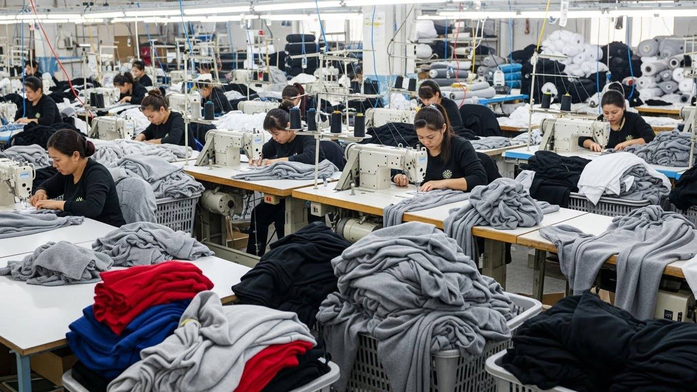 Швейное производство из трикотажных полотен