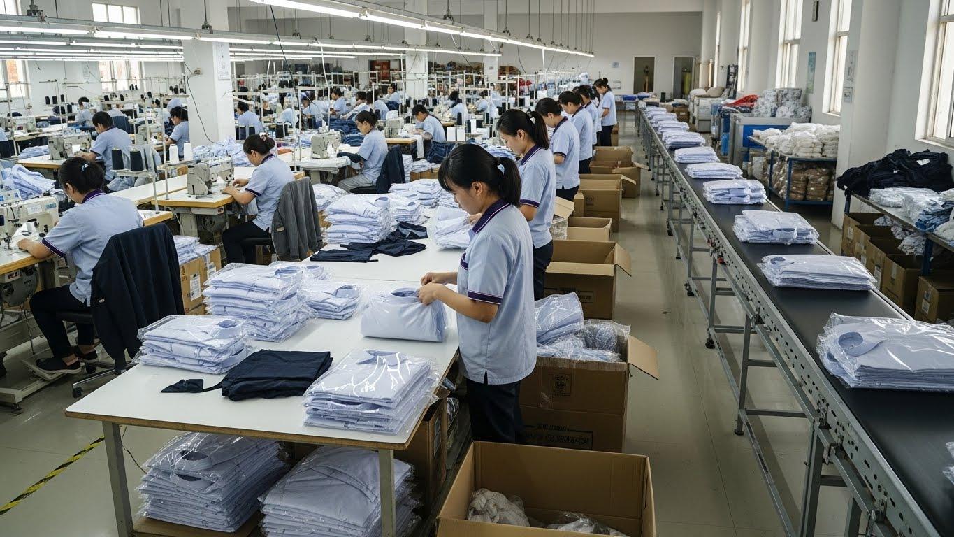 Швейное производство с упаковкой продукции текстильных изделий