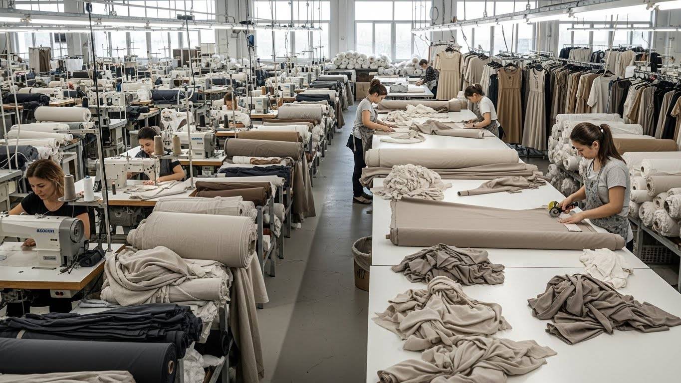 Швейная фабрика по пошиву из натуральных тканей