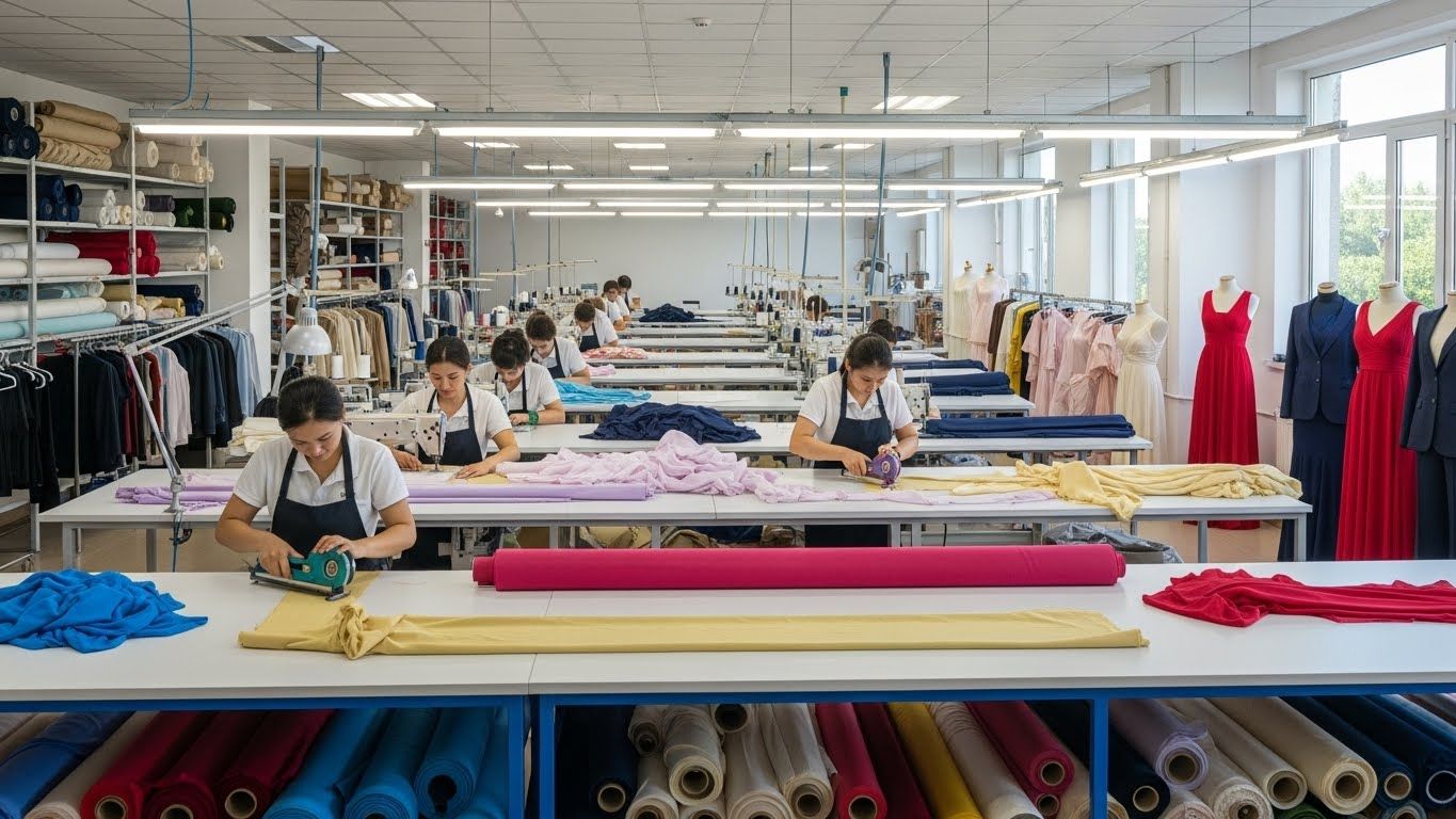 Швейная фабрика полного цикла по пошиву женской одежды