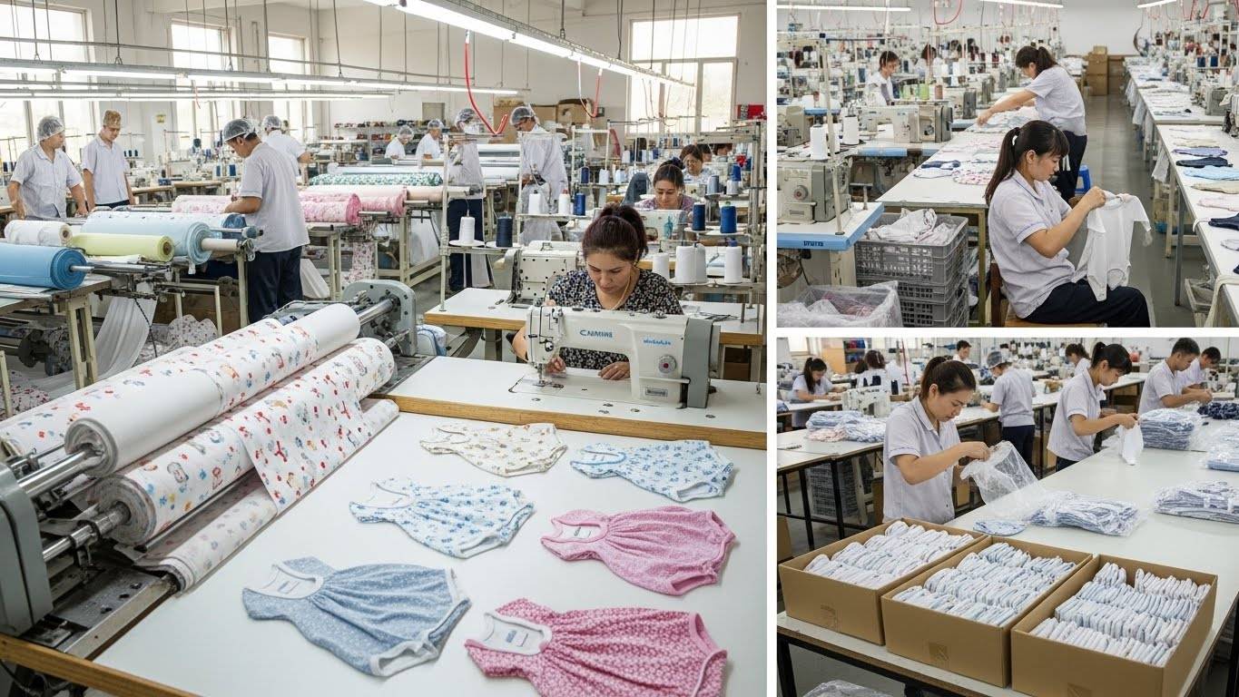 Швейная фабрика полного цикла пошива одежды для детей