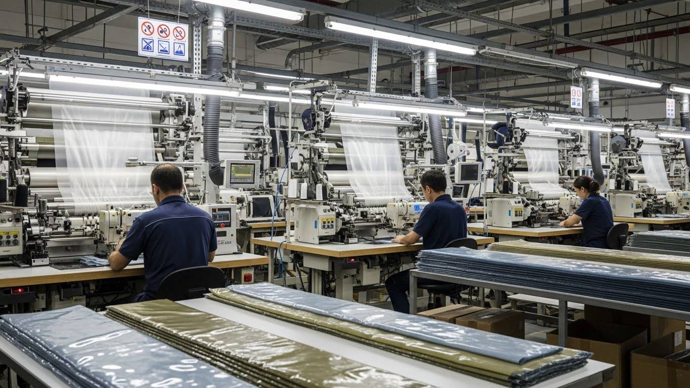 Швейное производство из мембранных тканей